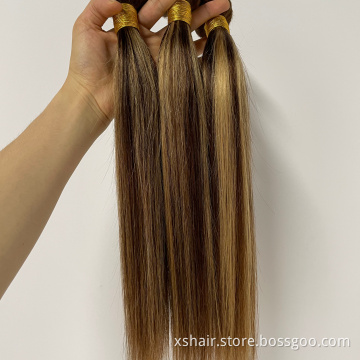 New Design 1b 4 27 Ombre Human Hair Bundles Mixed Color Human Hair Weave Piano Color Human Hair Bundles